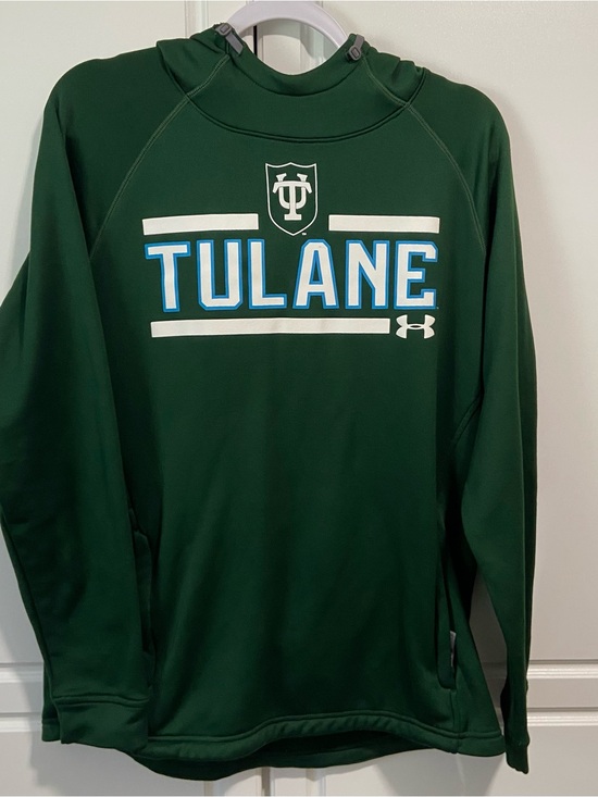 Under Armour Other - Under Armour Tulane Green Wave Hoodie Men's Size XL Green